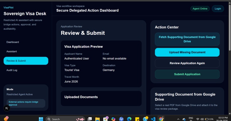 VisaPilot – screenshot 2
