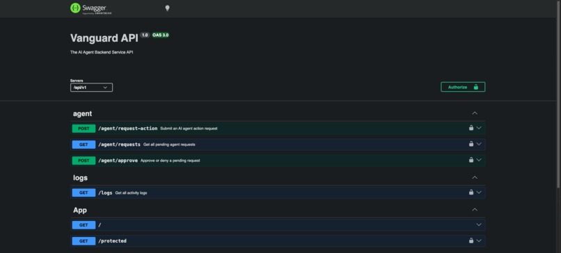 Vanguard — AI Action Authorization Layer – screenshot 10