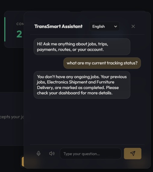 TransSmart – Smarter Routes. Better Logistics – screenshot 1