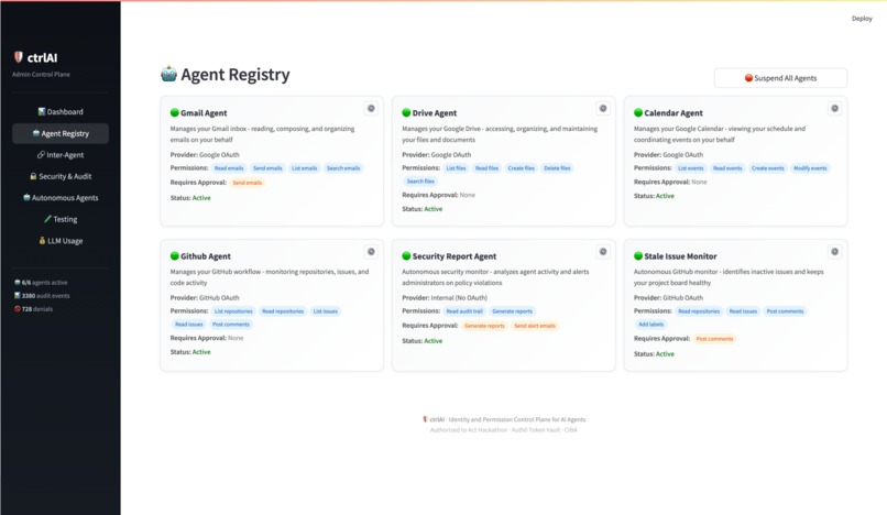 ctrlAI – screenshot 2