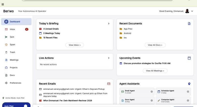 Beriwo – screenshot 2