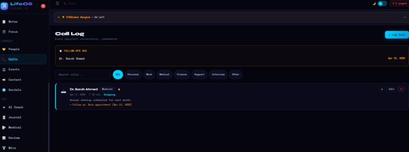LifeOS – screenshot 5