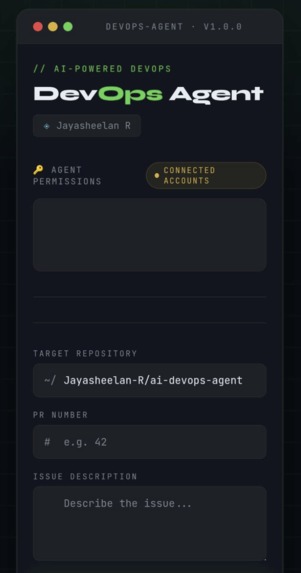 AI DevOps Agent – screenshot 1