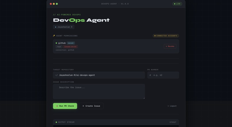 AI DevOps Agent – screenshot 2