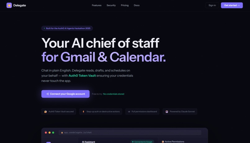 Delegate – screenshot 1