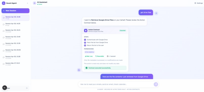 Guard Agent: The Trust Layer for AI – screenshot 1