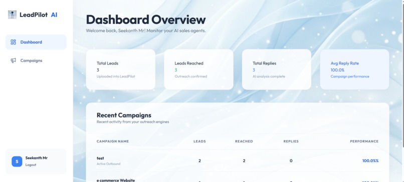 LeadPilot AI – screenshot 2