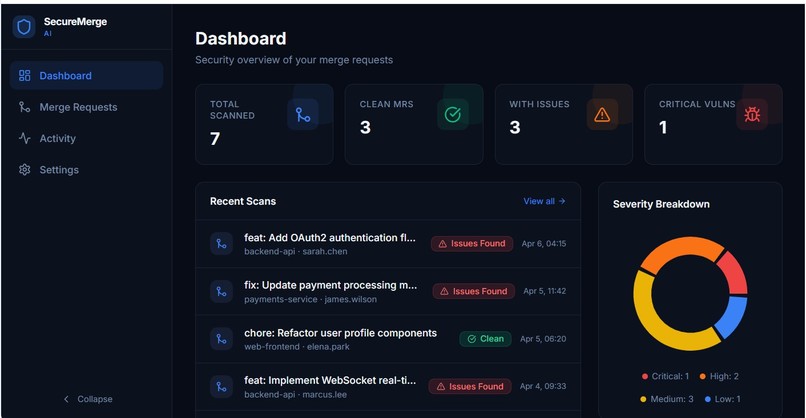 SecureMerge AI – screenshot 1