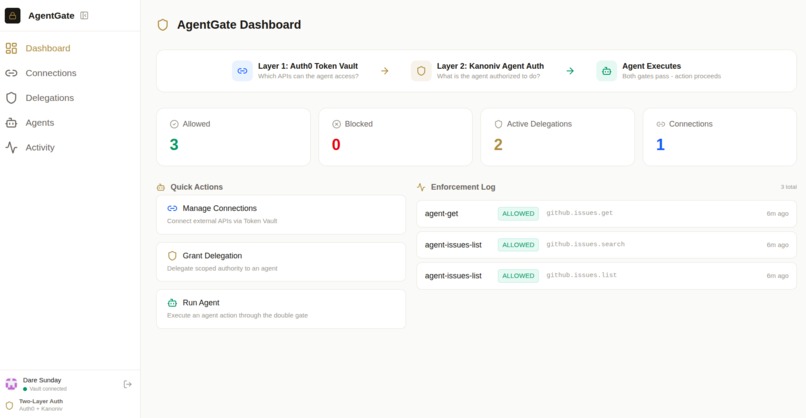 AgentGate – screenshot 1