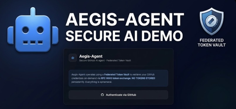 Aegis-Agent: Stateless AI Identity & Secure GitHub Auth – screenshot 1
