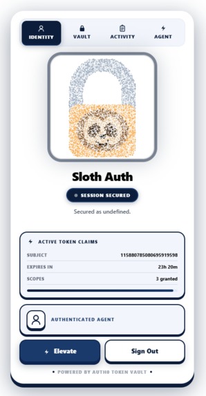 Sloth Auth – screenshot 1