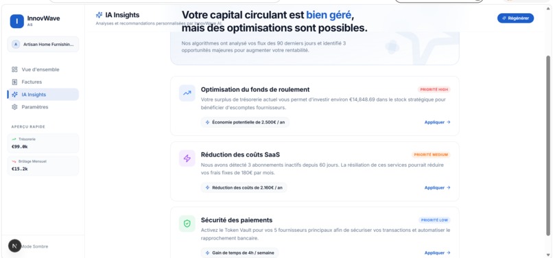 InnovWave AS — AI Agent for Smart Capital Decisions – screenshot 8