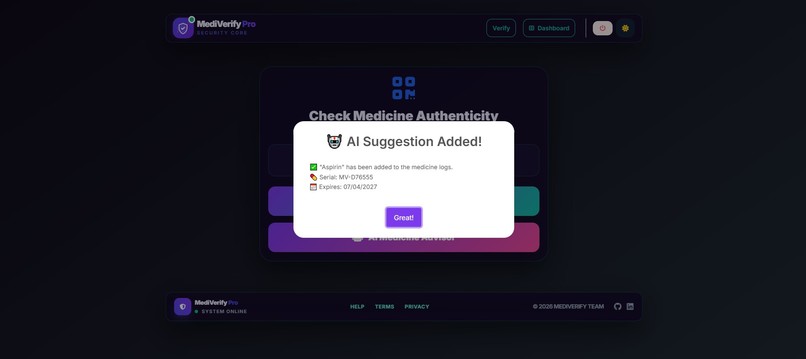 MediVerify-Pro – screenshot 2