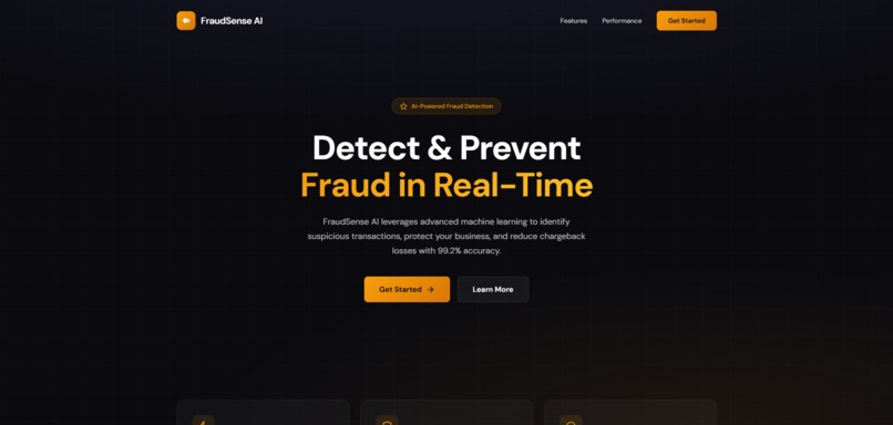 FraudSense AI – screenshot 2