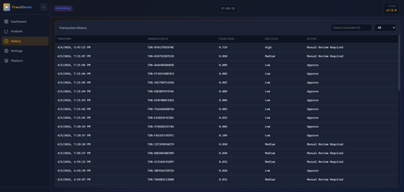 FraudSense AI – screenshot 6