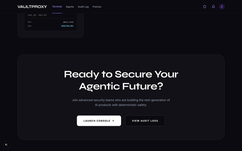 VaultProxy  – screenshot 4