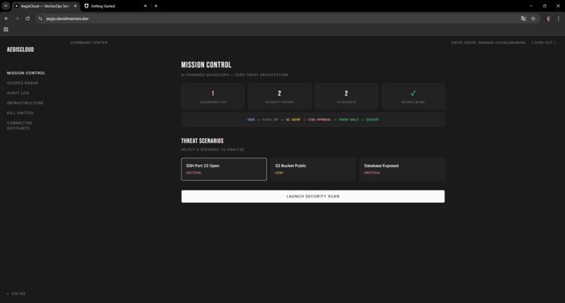 AegisCloud – screenshot 2