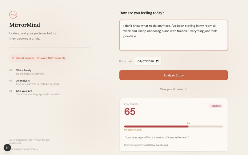 MirrorMind – screenshot 1