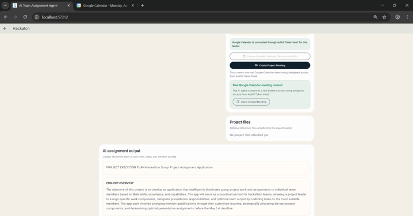 AI Team Assignment Agent – screenshot 3