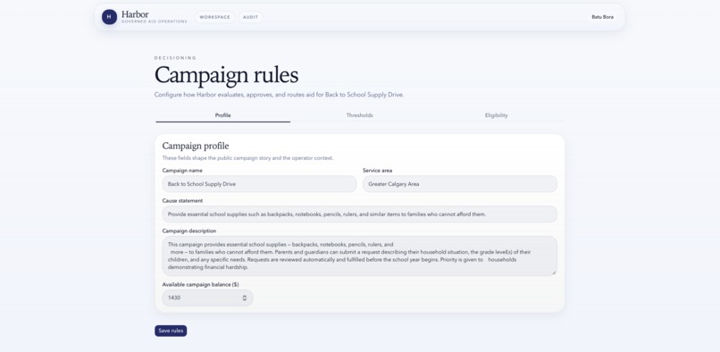 Harbor: Emergency Aid, Governed by AI – screenshot 6