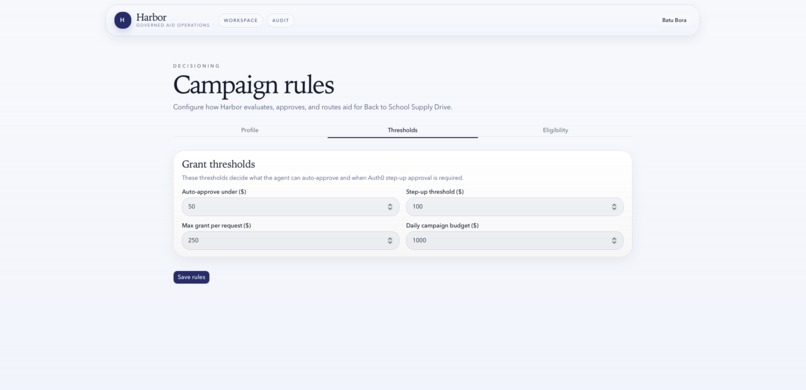 Harbor: Emergency Aid, Governed by AI – screenshot 7