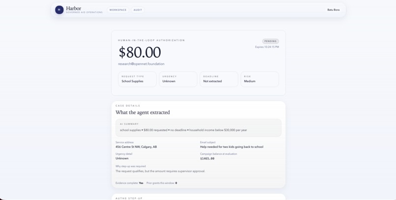Harbor: Emergency Aid, Governed by AI – screenshot 9