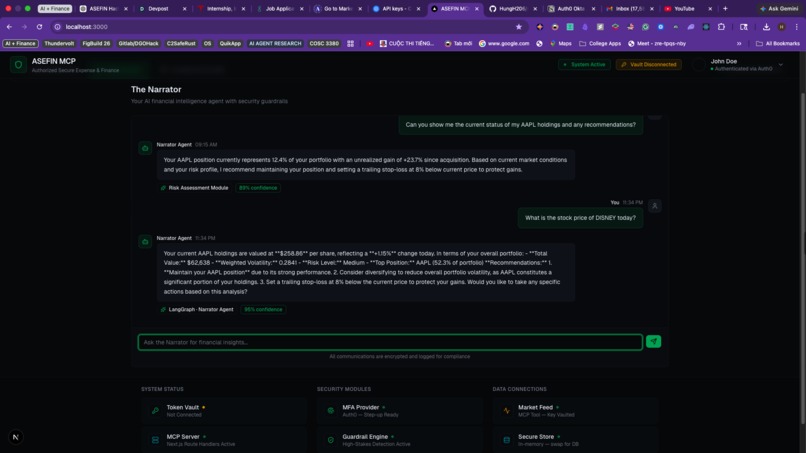 ASEFIN MCP – screenshot 2