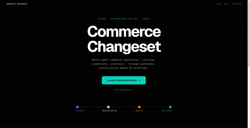 Commerce Changeset – screenshot 1