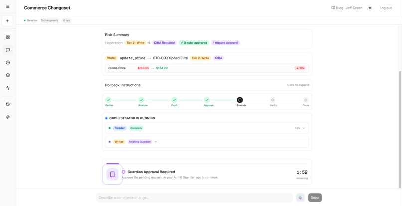 Commerce Changeset – screenshot 2