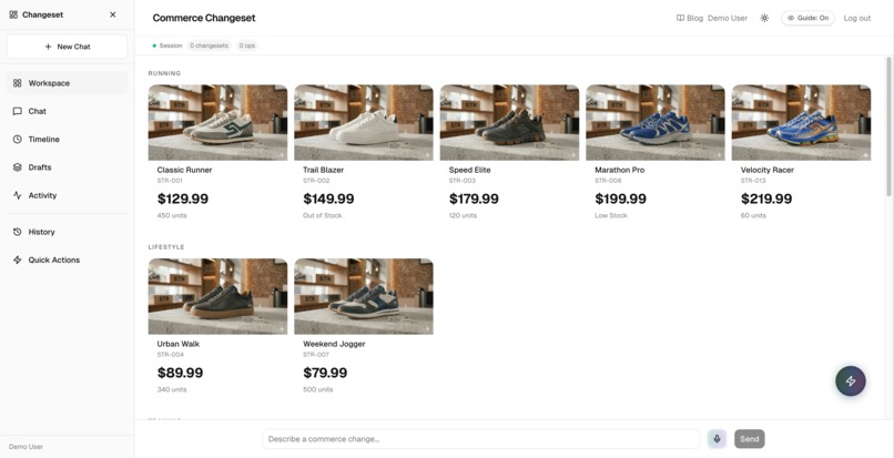 Commerce Changeset – screenshot 5