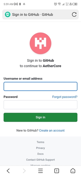 AetherCore – screenshot 1