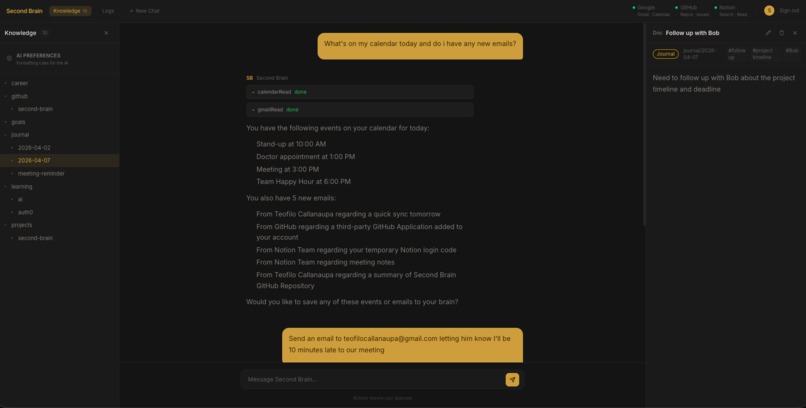 Second Brain – screenshot 3