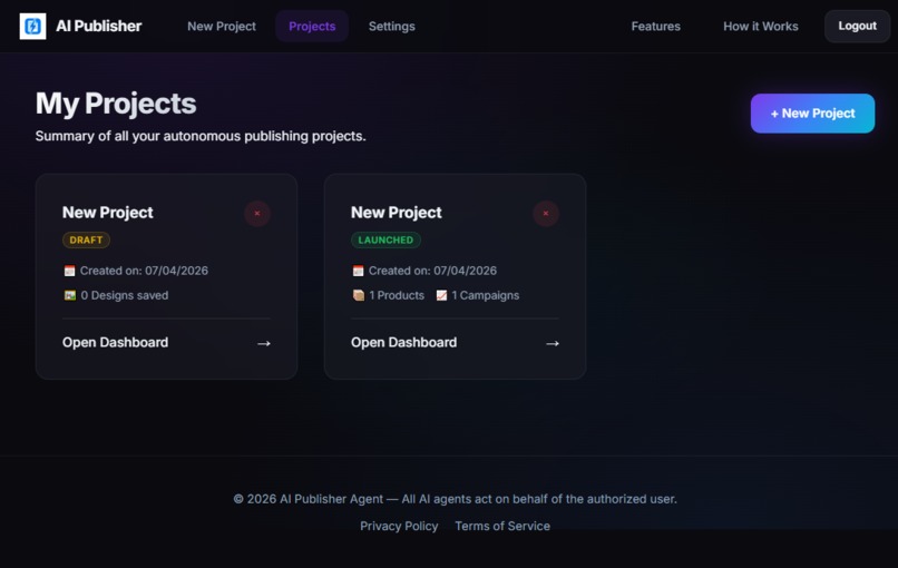 AI Publisher - The "Authorized to Act" AI Agent – screenshot 5