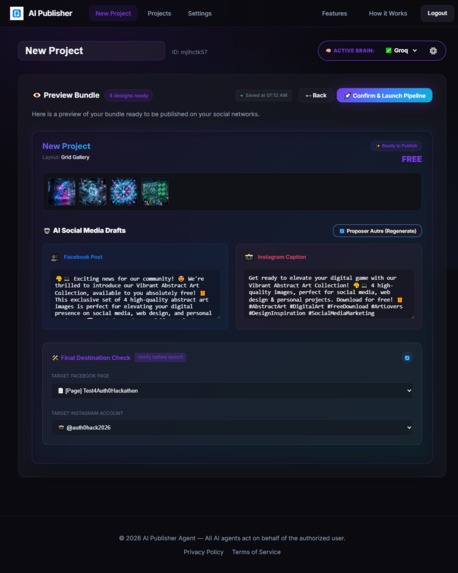 AI Publisher - The "Authorized to Act" AI Agent – screenshot 6