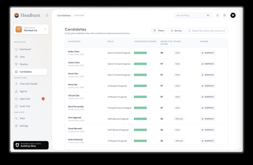 Headhunt — Hiring, on autopilot. – screenshot 4
