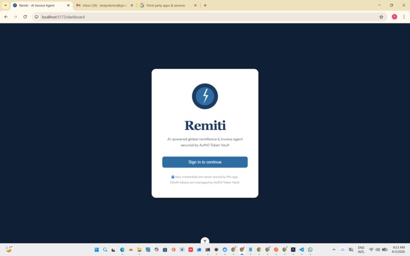 Remiti — AI Invoice Agent – screenshot 2