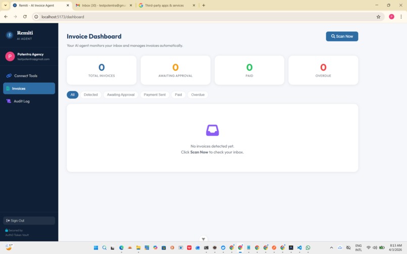 Remiti — AI Invoice Agent – screenshot 4