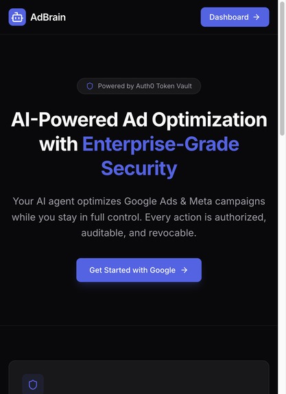 AdBrain – screenshot 1