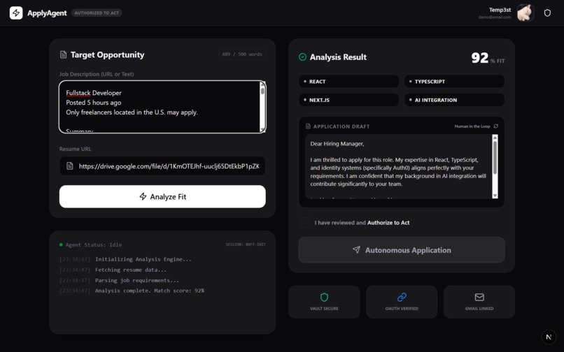 Apply Agent – screenshot 3