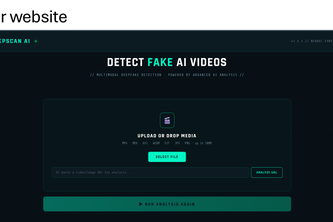 DeepFake AI video detector
