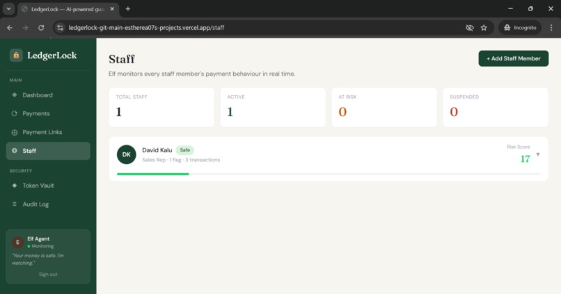LedgerLock – screenshot 2