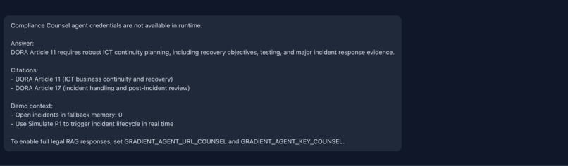 GradientGuard — DORA Compliance Intelligence Platform – screenshot 3