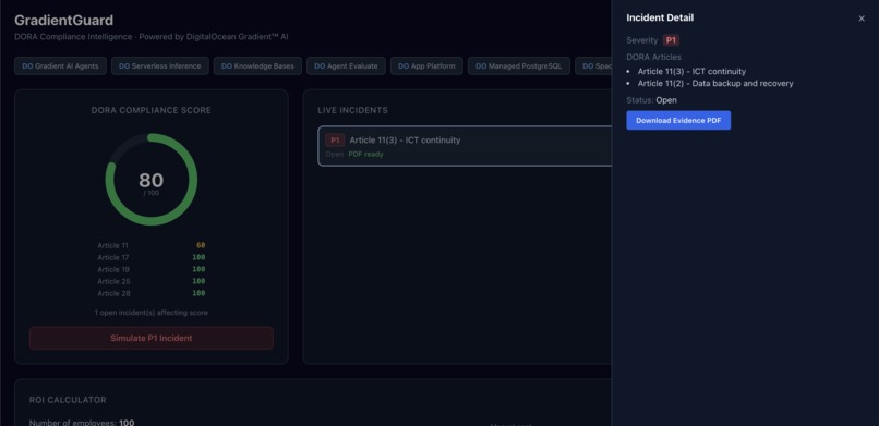 GradientGuard — DORA Compliance Intelligence Platform – screenshot 9