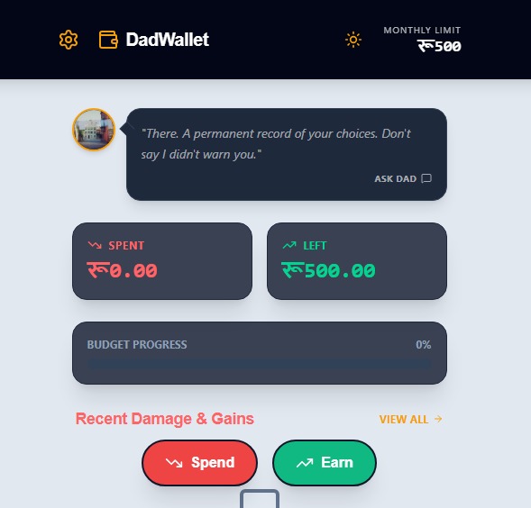 DadWallet – screenshot 1
