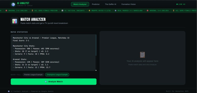 AI football Analyst – screenshot 1