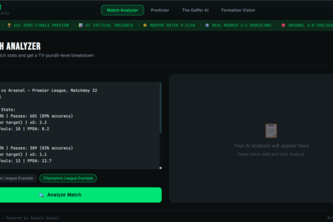 AI football Analyst