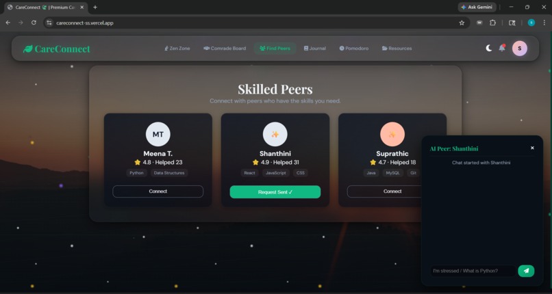 CARE CONNECT – screenshot 2