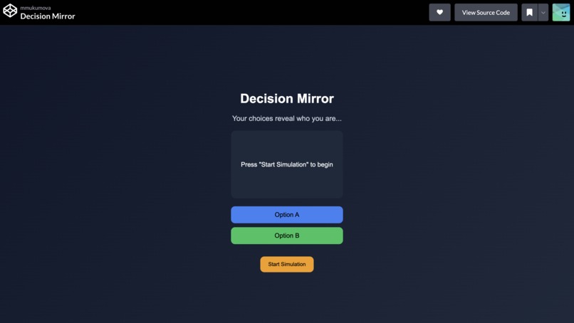 Decision Mirror – screenshot 1