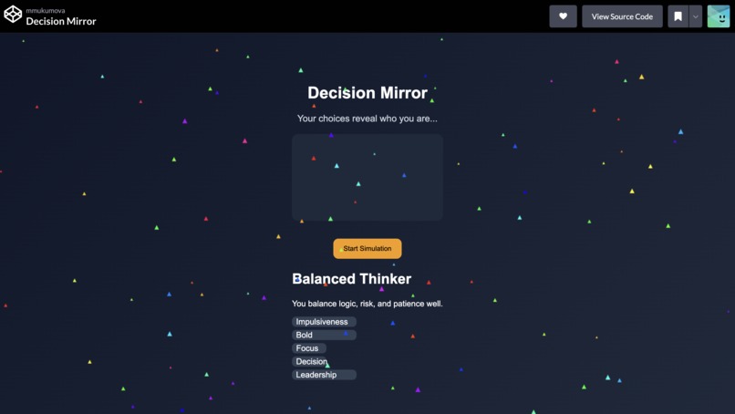 Decision Mirror – screenshot 3