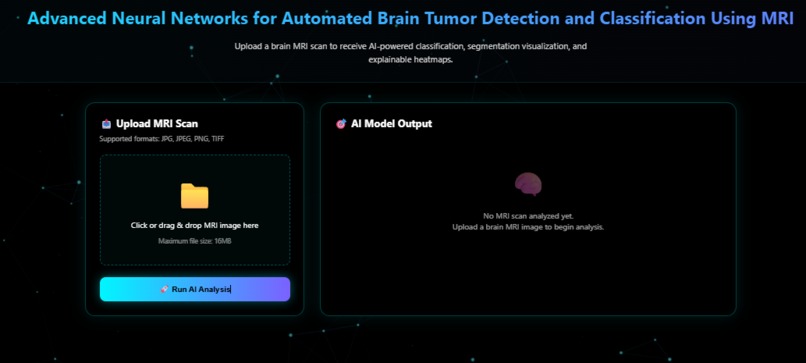 Advanced NN for Brain Tumor Det. & Classification Using MRI – screenshot 1